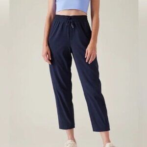 NWOT Athleta Arrival Pant Size 18 Navy Discontinued!